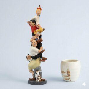 Productnaam: Beeld "De Paal" – Suske & Wiske (Parastone) – Hoogte 36 cm