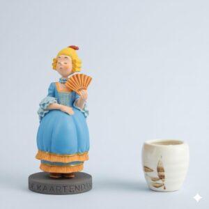 Beeldje "De Kaartendans" – Suske & Wiske (Parastone) – Hoogte 15 cm