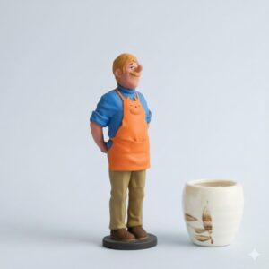 Beeldje "Jan" – Jan, Jans en de kinderen (JJ01) – Hoogte 16 cm