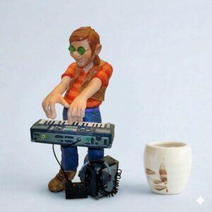 Keyboard speler – Big Bang Band – Hoogte 22 cm