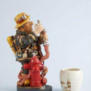 Parastone Profisti Beeldje Brandweerman PRO08 - 23 cm - Heldhaftig Cadeau