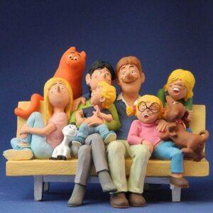 Jan Jans en de Kinderen Familie op de bank Parastone JJ19