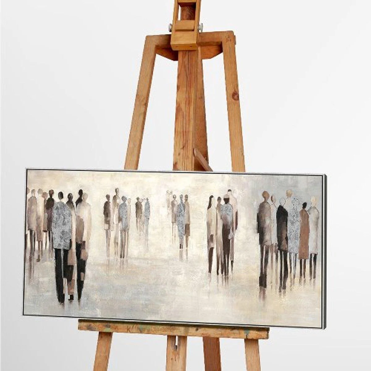 Canvas Schilderij Mensen 60x120 cm