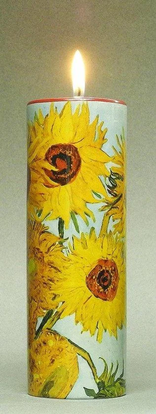 Van Gogh Sunflowers theelichthouder