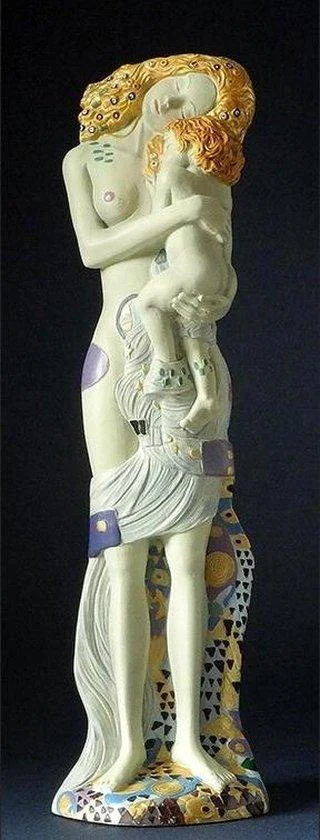 Klimt Three Ages of Woman miniature 11 cm