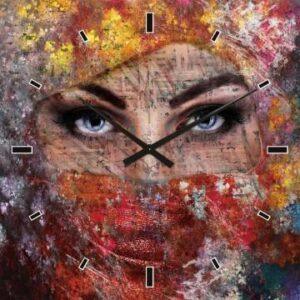 Wandklok – Oriental Beauty – Decoratieve Klok met Oosters Design