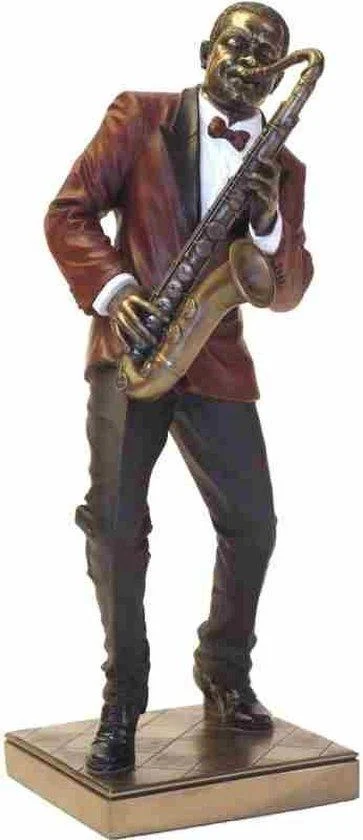 Beeldje saxofonist Le Monde Du Jazz
