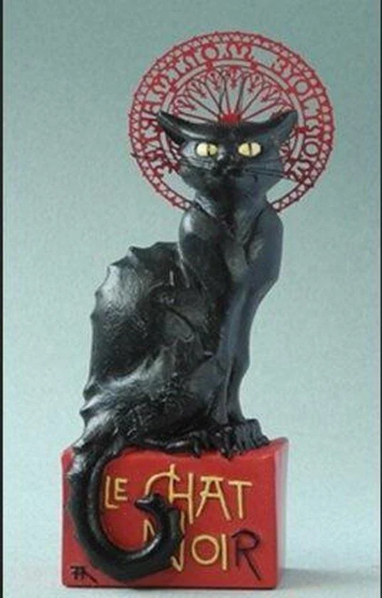 Steinlen The Black Cat beroemde affiche