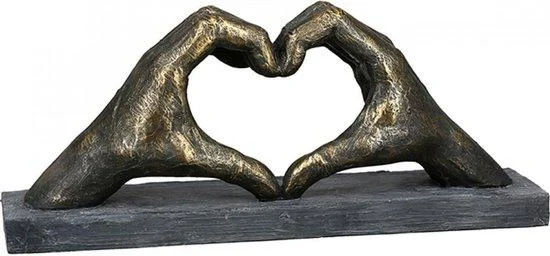 Gilde Handwerk Heart of Hands Beeld Brons