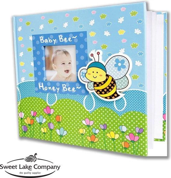 Sweet Lake Collection Baby Fotoalbum Kraamkado blauw/geel