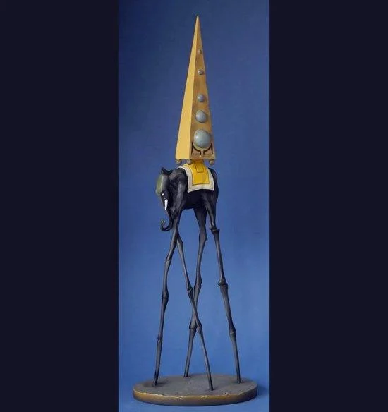 Olifant Salvador Dali De verzoeking van de heilige Antonius 1946