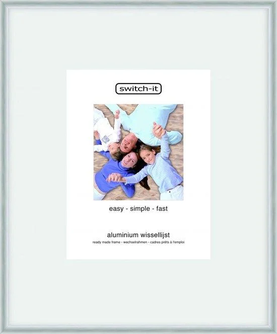 Switch-it S Wissellijst mat zilver A2 42x59.4cm