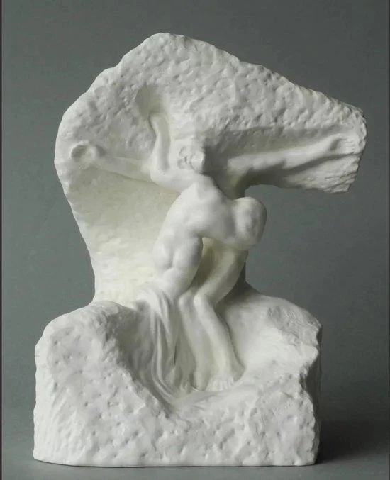 Beeld Christus en Maria Magdalena van Rodin