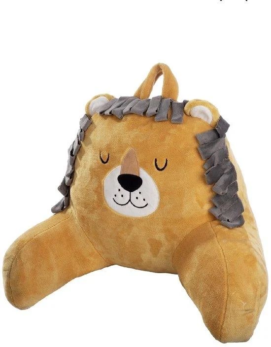 Gilde Handwerk Kussen Knuffelige Leeuw geel pluche