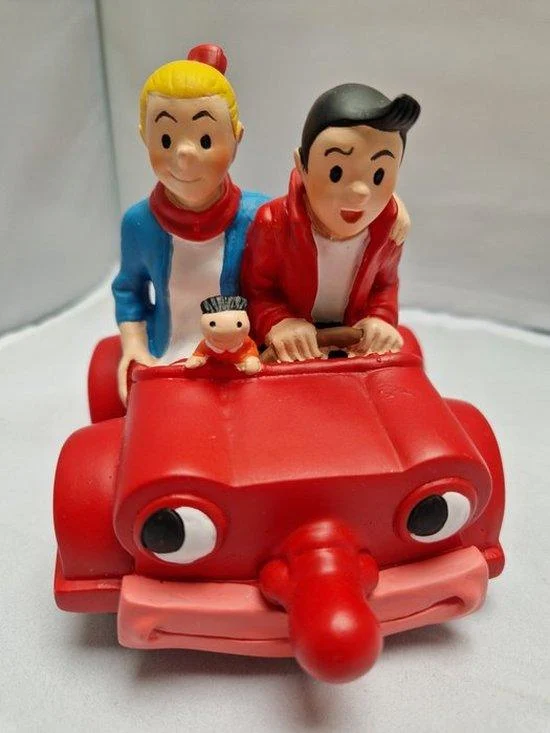 Suske en Wiske Vitamitje beeld rood autootje Parastone