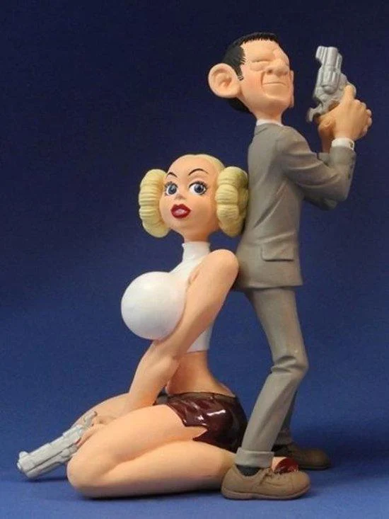 Agent 327 Agent en Olga Stripfiguur Beeld