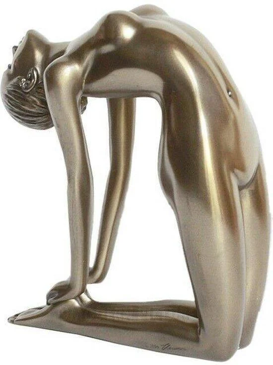 Vrouw Body Talk Bronze 12.5cm Yoga