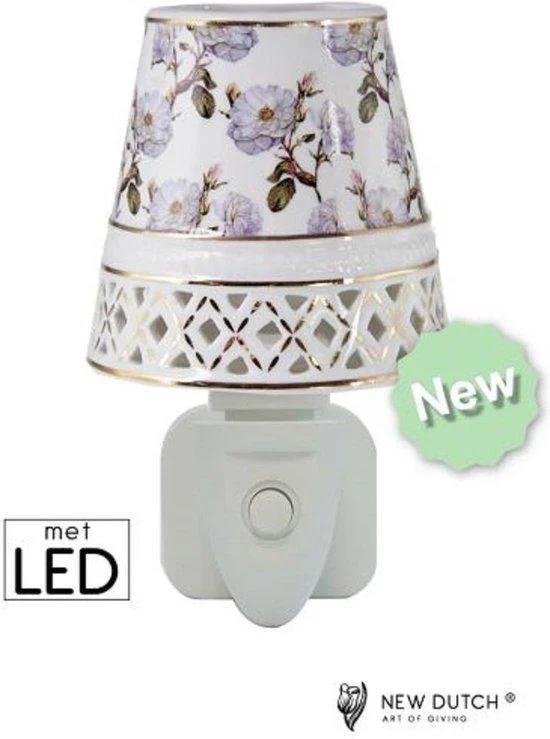 Night Light White Rose Delight New Dutch