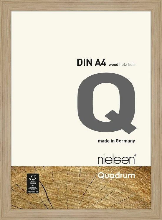 Nielsen Quadrum Houten Fotolijst Oak Naturel A4