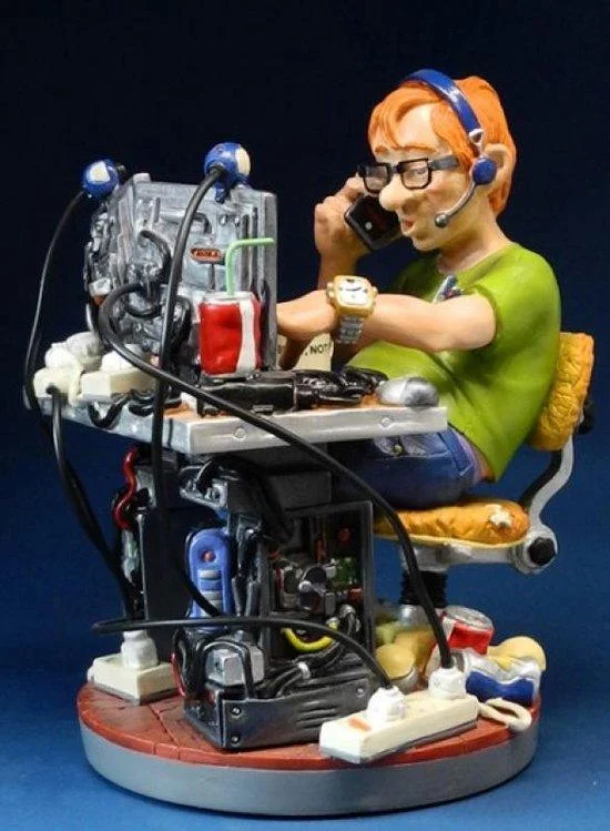 Beeldje Profisti Computer expert gamer
