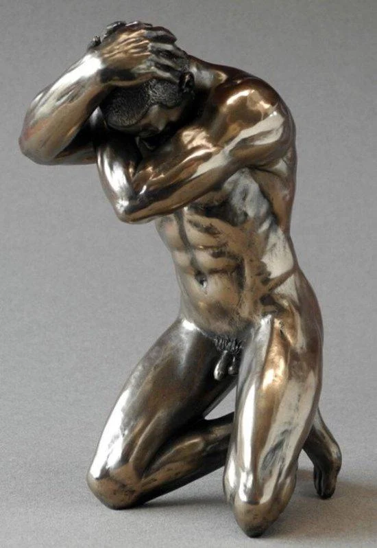 Body Talk Man bronskleurig 15 cm