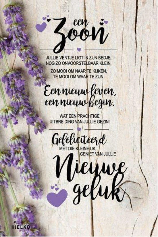 MDF Flower Kaart set Een Zoon
