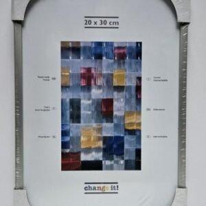 Aluminium Wissellijst – Mat Zilver – 20 x 30 cm