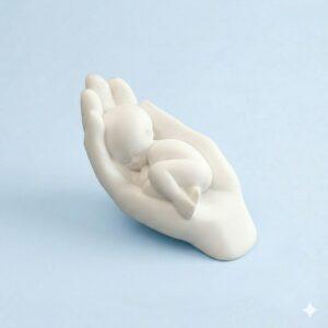 Emotion – Gedragen – Baby In Hand – EMO18 – Hoogte 4 cm