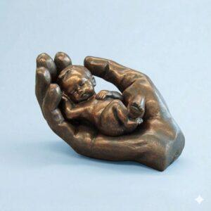 Emotion – Zorgzaamheid – Baby In Hand – EMO05 – Hoogte 6 cm