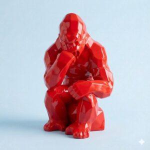 Richard Orlinski – Kong The Thinker – Hoogte 23 cm