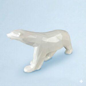 Richard Orlinski – Pompon Polar Bear – Ijsbeer – L. 23 cm
