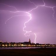 Wanddecoratie – Nijmegen in Onweer