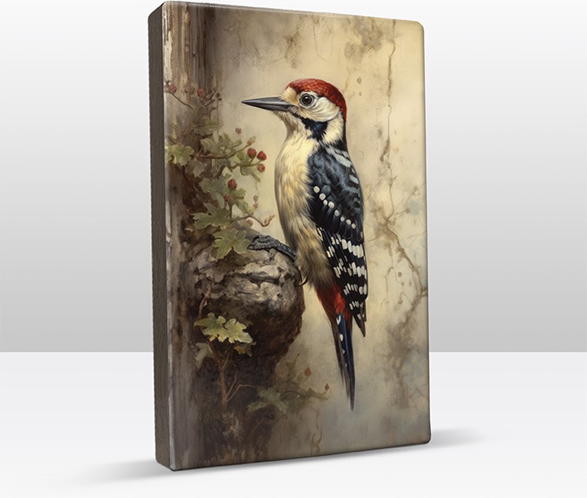 Bonte specht Laqueprint 19.5x30 cm LP355