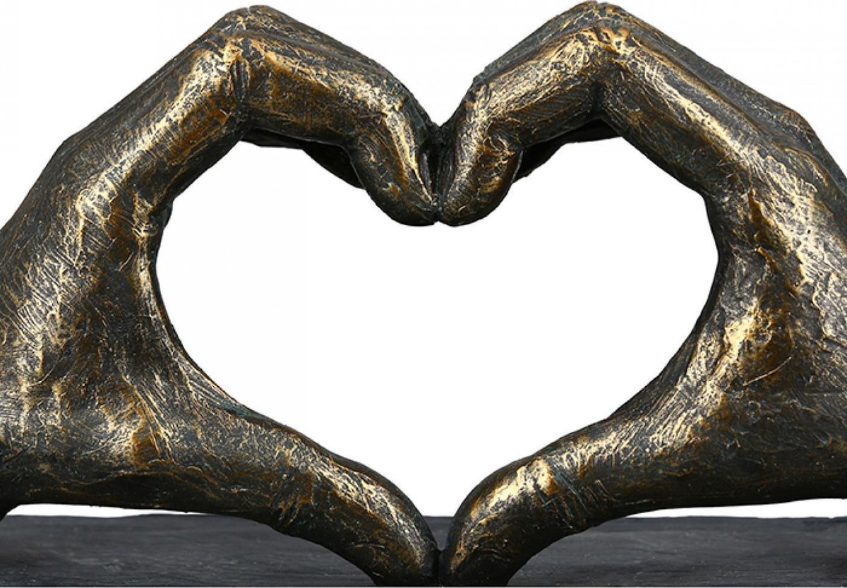 Gilde Handwerk Heart of Hands Beeld Brons