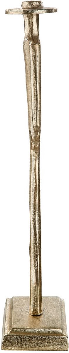 Alu Figuur Nostro modern met hoed aluminium champagne 65 cm
