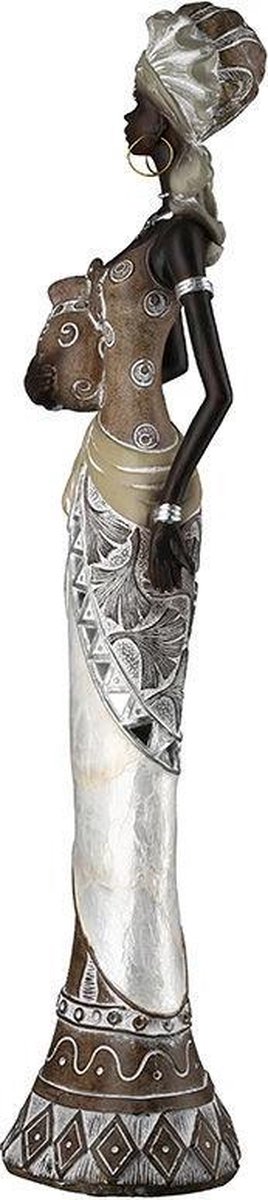 Gilde Handwerk Poly Lady Nairobi beeld ivoor polyresin 39 cm