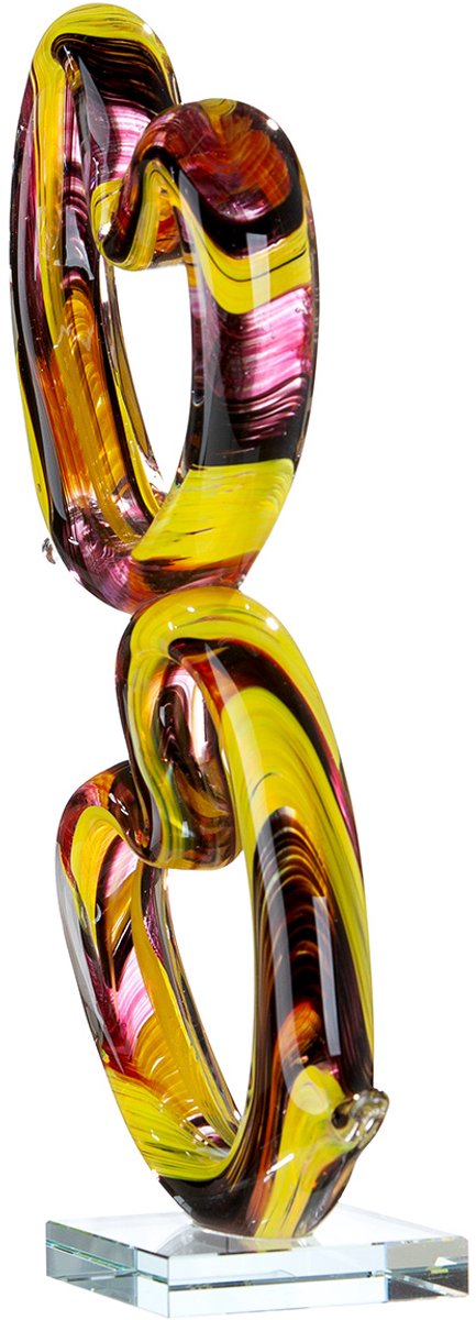 GlasArt Sculptuur Harten Corazon handgemaakt glaskunstwerk