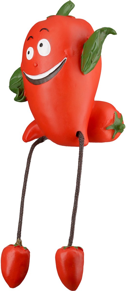 figuur Vrolijke Paprika rand zittend