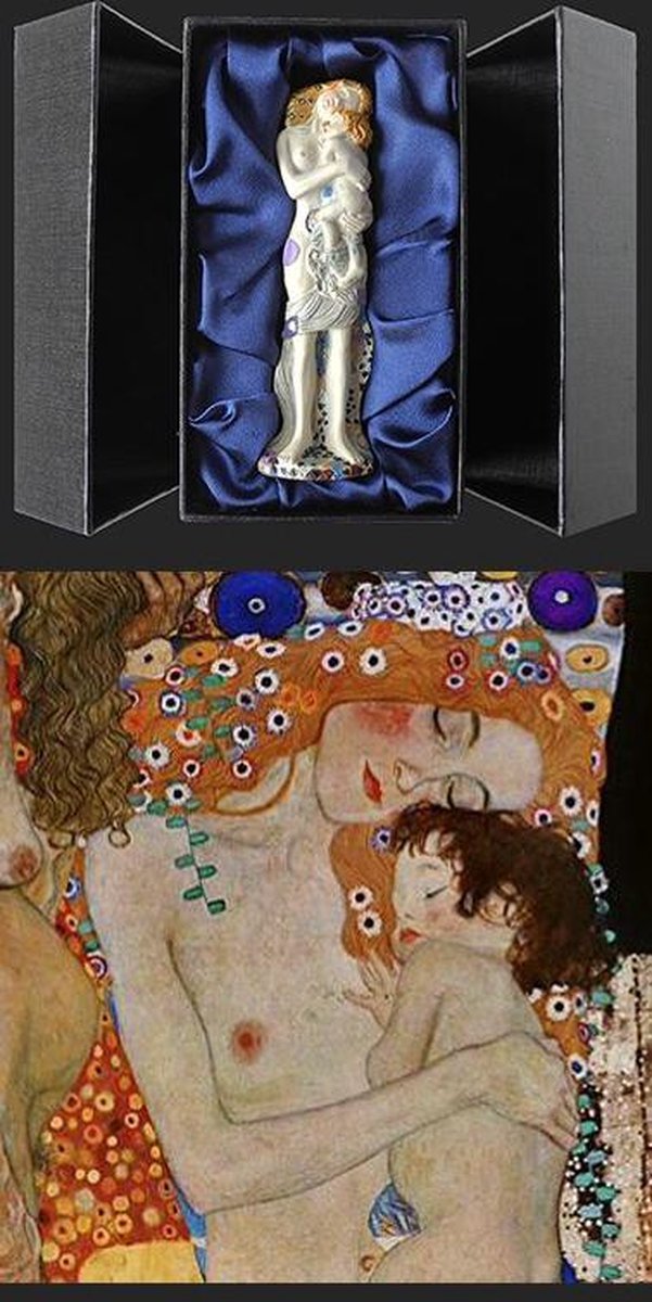 Klimt Three Ages of Woman miniature 11 cm