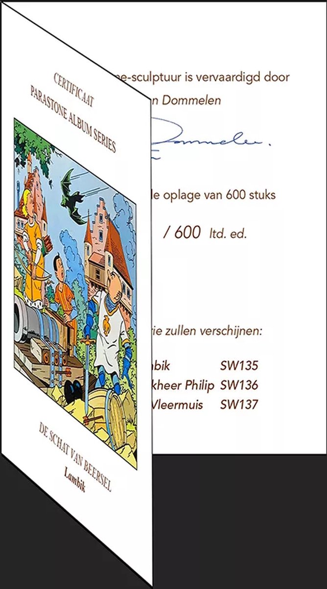 Beeld Suske en Wiske Lambik SW135 De Schat van Beersel gelimiteerd 554/600