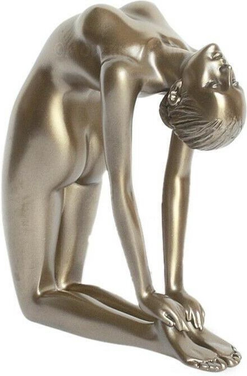 Vrouw Body Talk Bronze 12.5cm Yoga