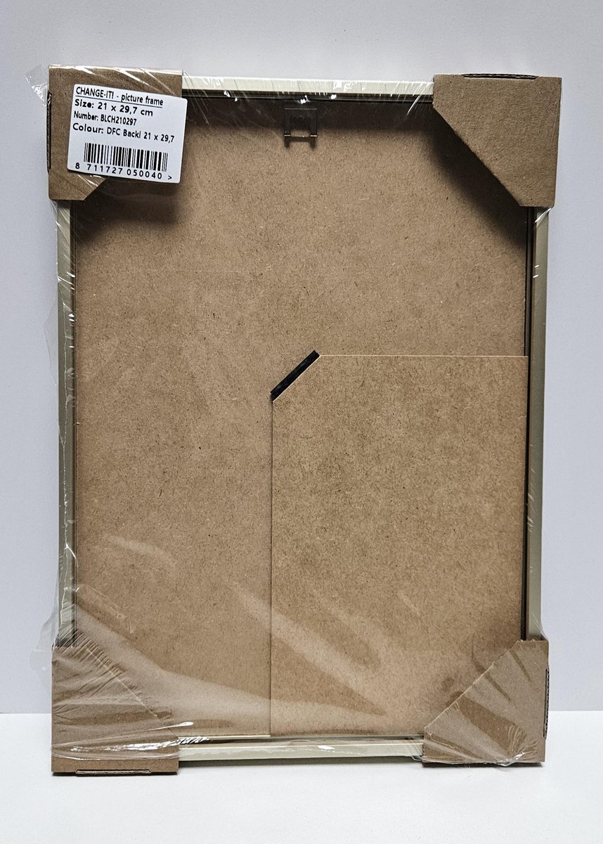 Change it aluminium wisselijst A4 21x29.7cm champagne