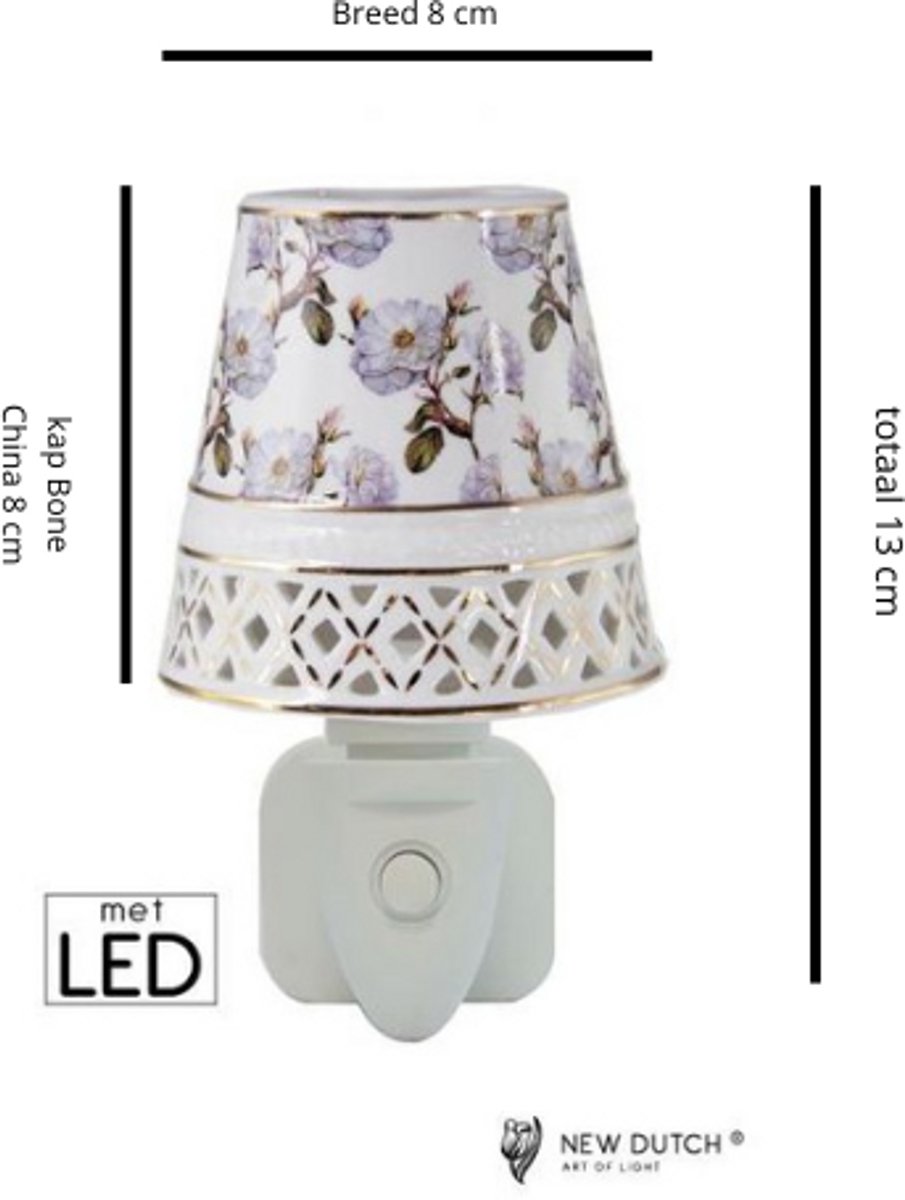 Night Light LED Lavendel Butterflies New Dutch