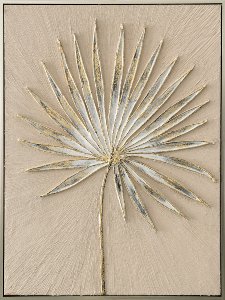 Golden Leaf – acryl op canvas, vooraanzicht