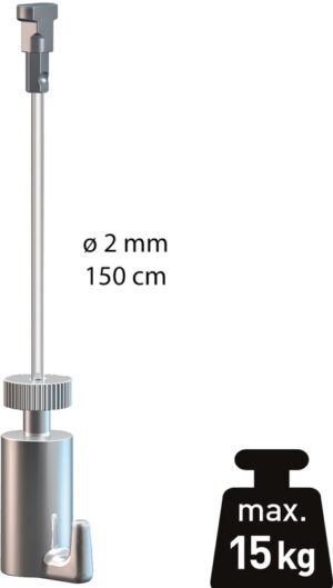 Set Twister 15 kg 150 cm perlondraad + Palhaak