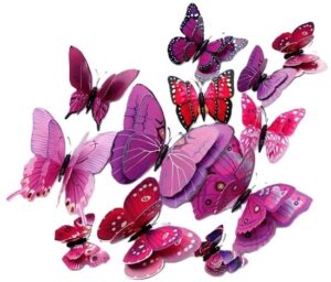Frame 3D art - Vlinders 2, 28x73cm