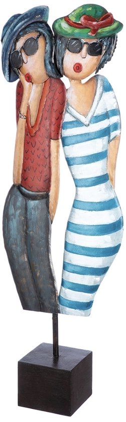 Gilde Handwerk sculptuur Côte d'Azur, metaal 83 cm