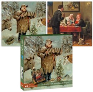 Marius van Dokkum kerstkaarten, doosje met 10 stuks