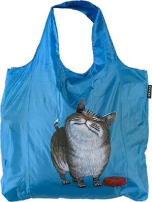 Ecozz tas Brilliant blue Jasper Oostland met rits