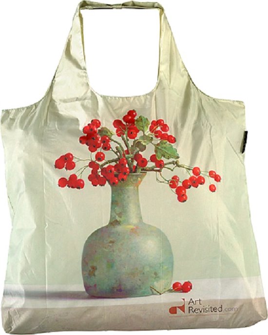 Ecozz tas Hawthorn berries in Roman glass Henk Helmantel met rits